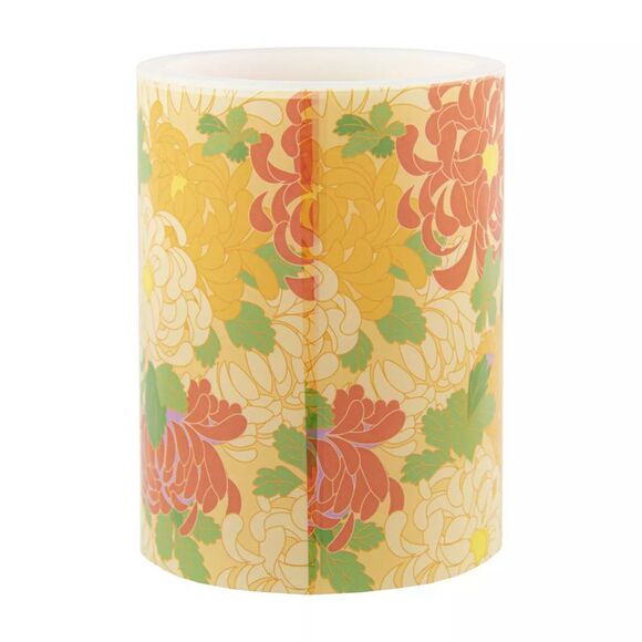November Birth Month Battery Operated Flameless Pillar Candle 4" x 3" - Picture 4 of 7